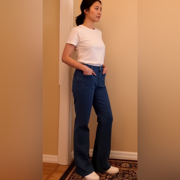 Vince Camuto blue boot cut Jean Pants size 4 - Picture 10 of 10